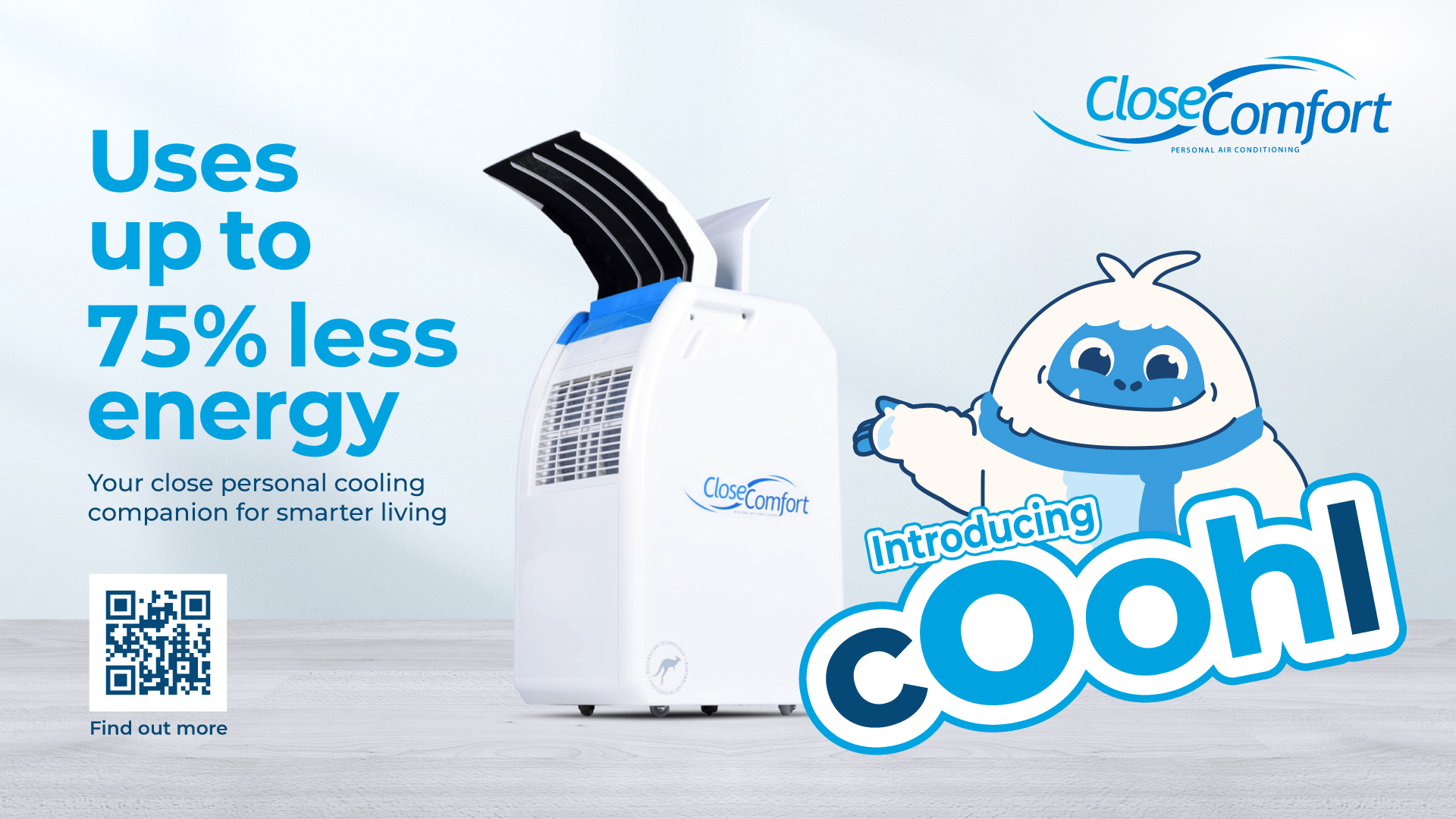 Sustainable cooling brand Close Comfort unveils new friendly